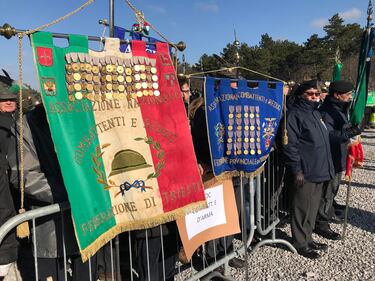 Le celebrazioni alla foiba di Basovizza 2
