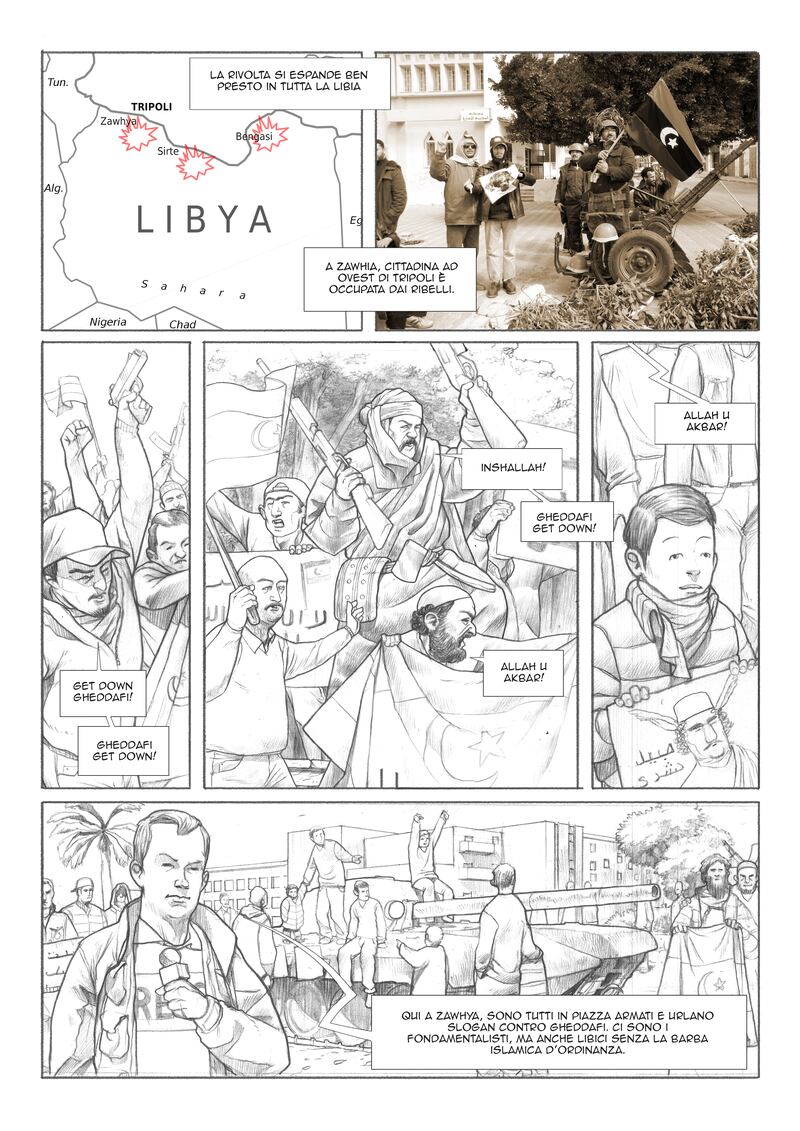 Le immagini inedite del fumetto di Biloslavo  6