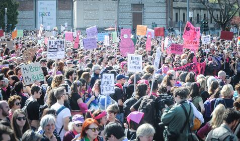 Il corteo contro il Congresso della famiglia 9