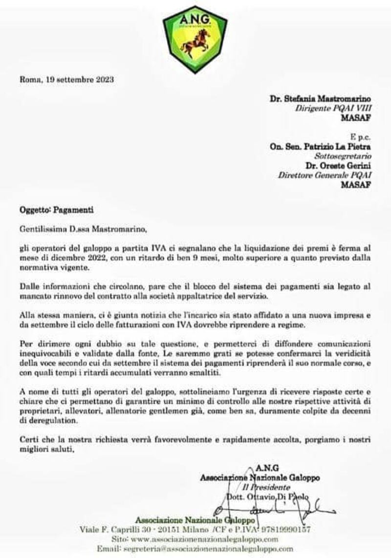 lettera ANG 08/09/2023