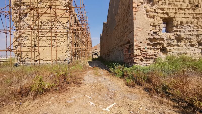 Napoli, la ex Corradini ridotta a macerie 1