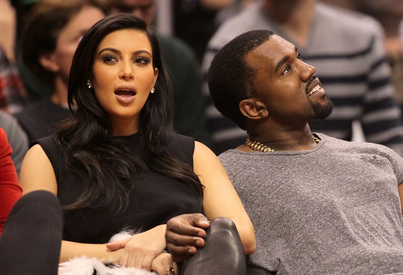 Kim Kardashian e Kanye West, foto della coppia 7