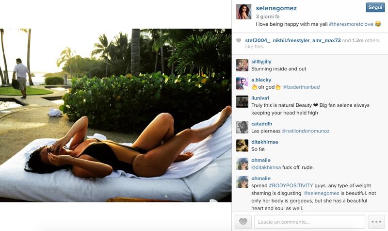 Selena Gomez su Instagram, le foto sexy 2