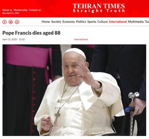 La stampa internazionale sulla morte di Papa Francesco 9