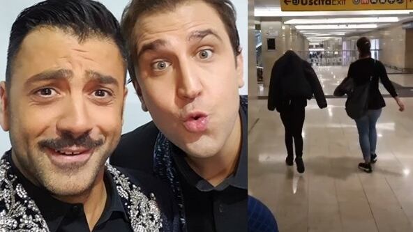 Ladra tenta di derubarli: Pio e Amedeo la filmano e postano video