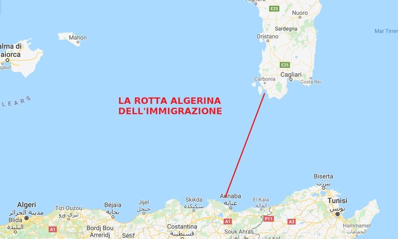 rotta algerina