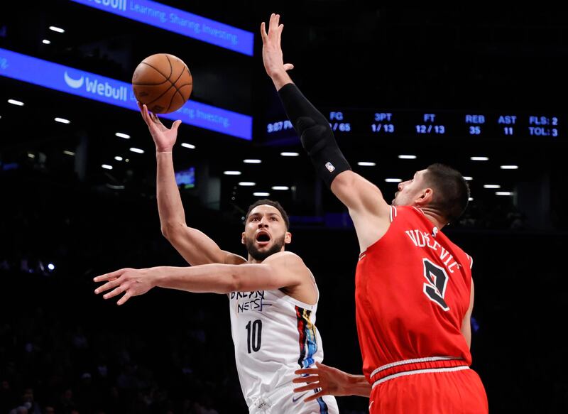 Vucevic Bulls Nets ANSA