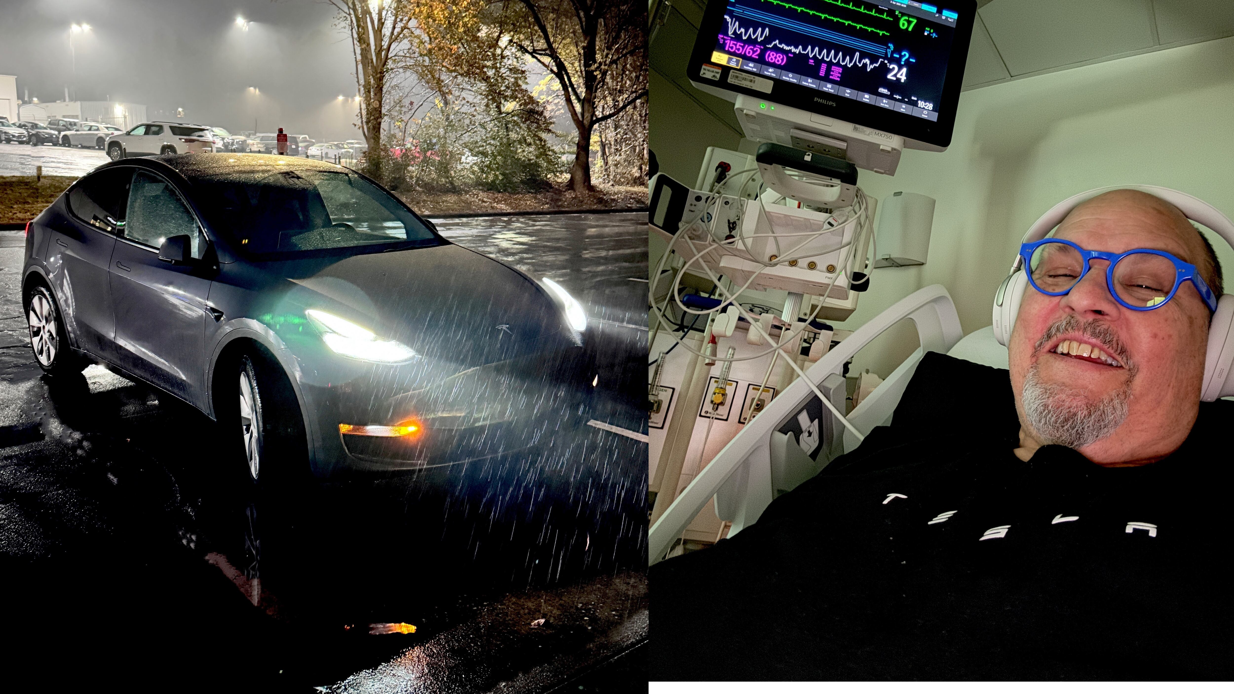 Ha un infarto, Tesla guida da sola e gli salva la vita portandolo in ospedale