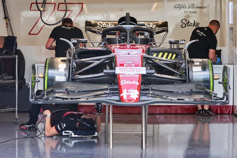 Alfa Romeo box GP Canada