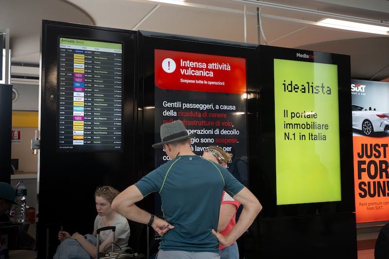 I disagi dei passeggeri all'aeroporto di Catania
