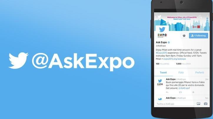 @AskExpo, con Twitter l'info point diventa social