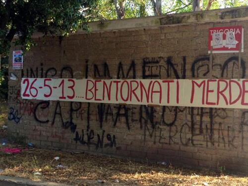 Contestazione a Trigoria per la Roma