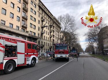 Forti raffiche di vento questa mattina a Milano 3