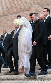 Le nozze di Valeria Marini 6