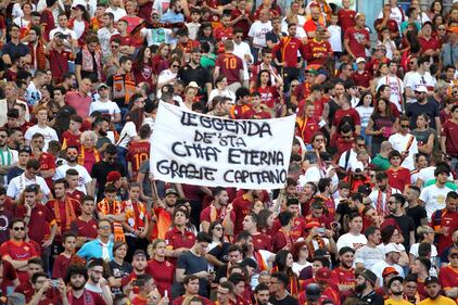 Stadio Olimpico gremito per l'ultima partita di Francesco Totti 8