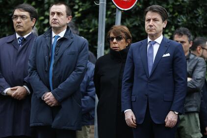 Il Presidente Giuseppe Conte alla commemorazione della strage di via Fano  1