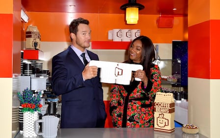 Chris Pratt a Londra per l'apertura di The Coffee Chain 4