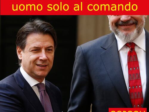 La satira del giorno: l'uomo solo al comando