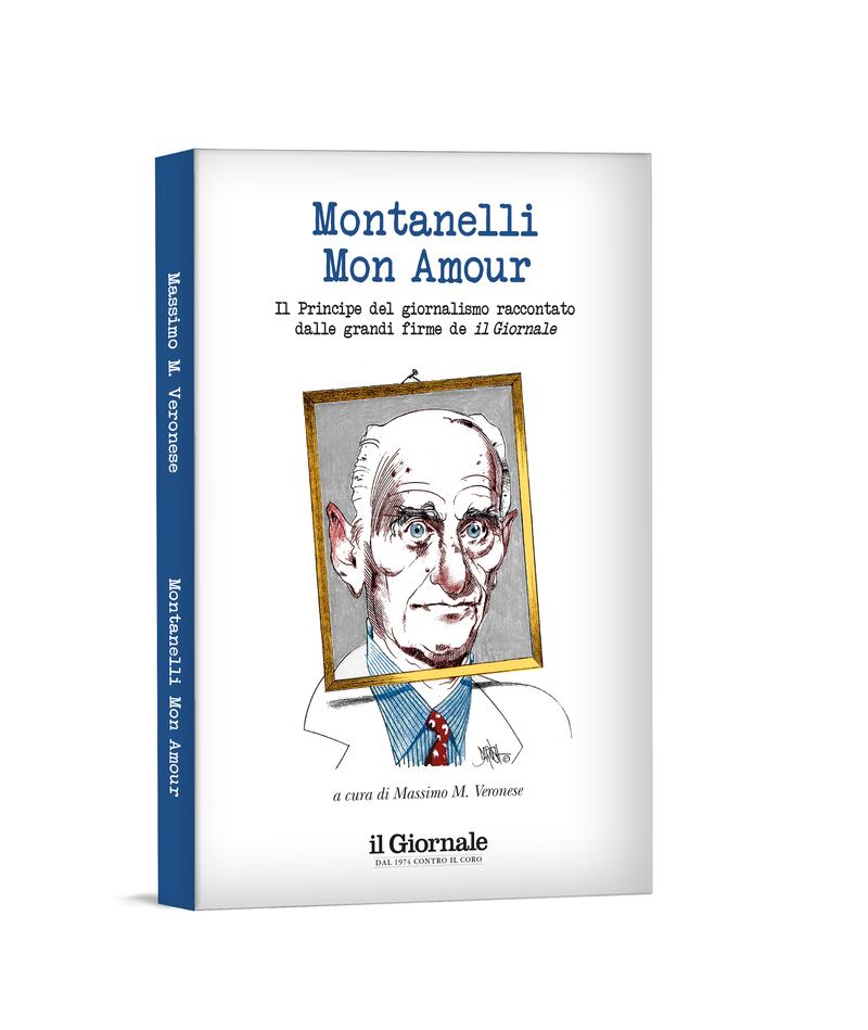 Copertina "Montanelli Mon Amour"