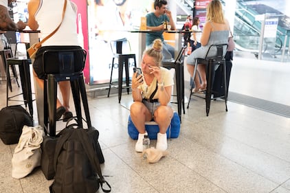 I disagi dei passeggeri all'aeroporto di Catania