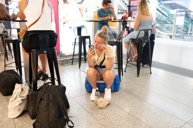 I disagi dei passeggeri all'aeroporto di Catania