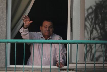 La vita del dittatore egiziano Hosni Mubarak 7