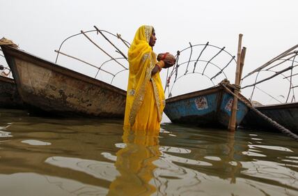 India, le celebrazioni per la festività Indu di Chhath 4