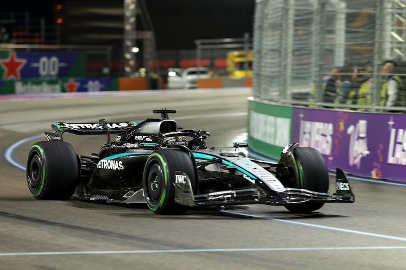F1 Las Vegas FP3 Russell
