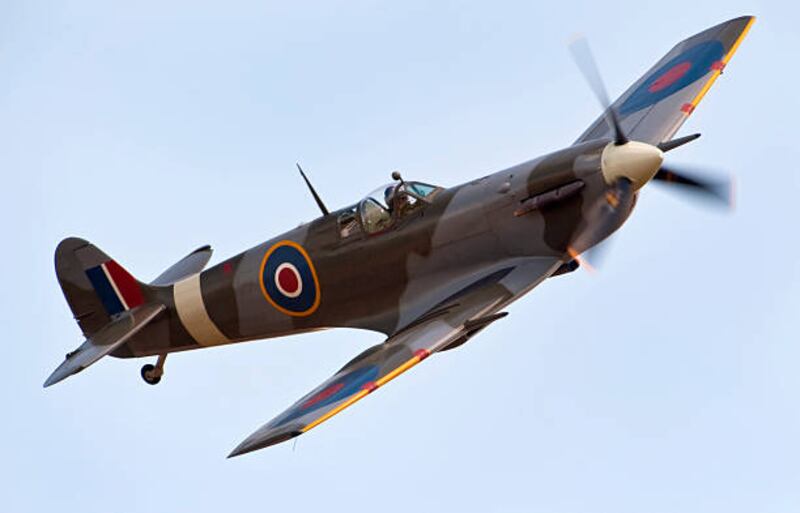Il Supermarine Spitfire con motore Rolls-Royce Merlin V12