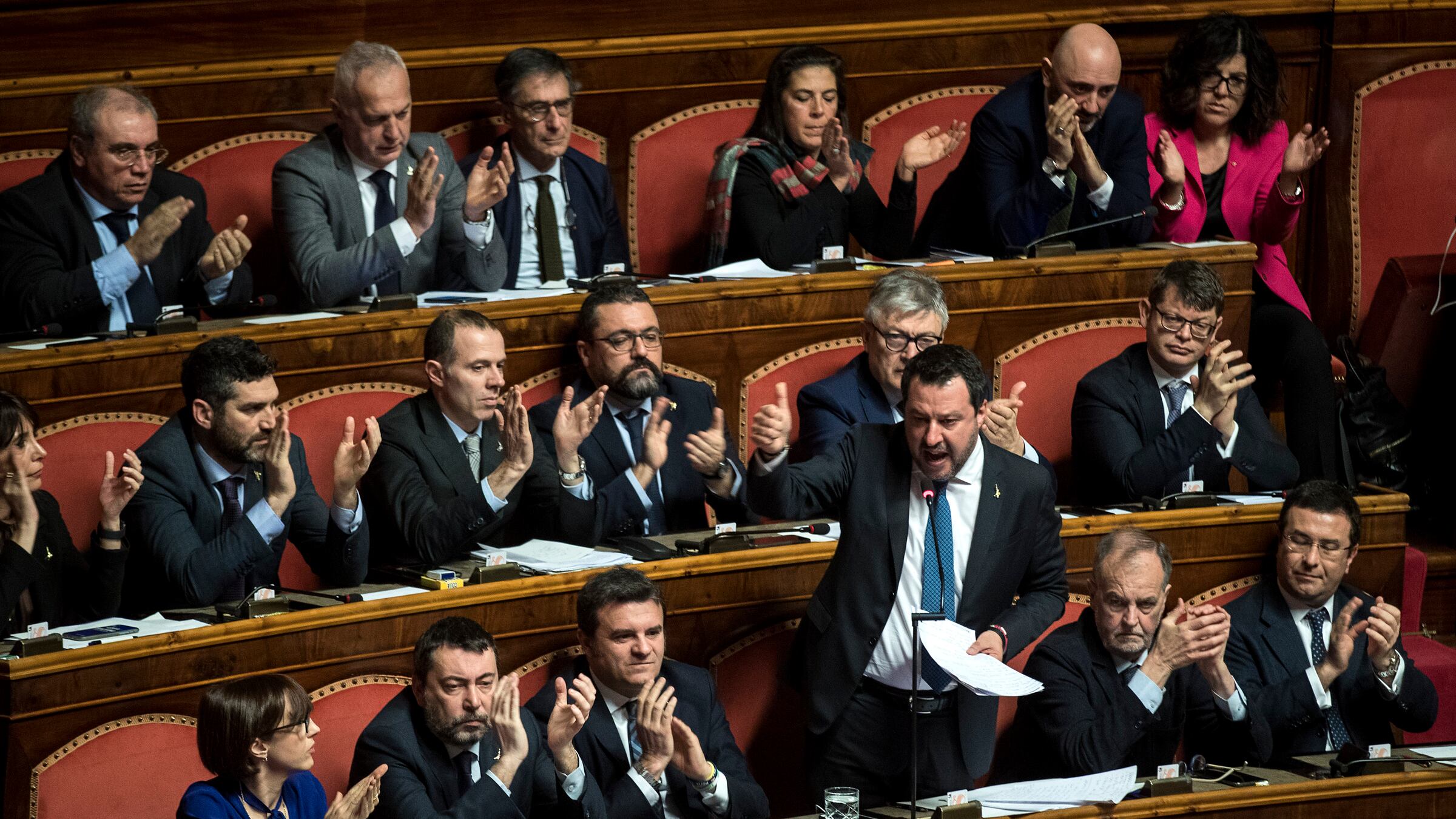 Alta tensione in Senato. La Lega ora punta i piedi: "Conte riferisca in Aula"