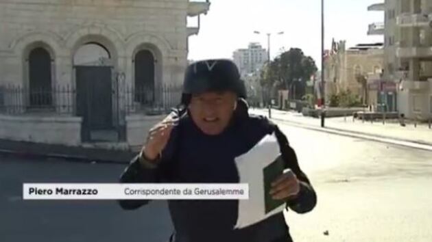 Betlemme, Marrazzo colpito da una sassaiola
