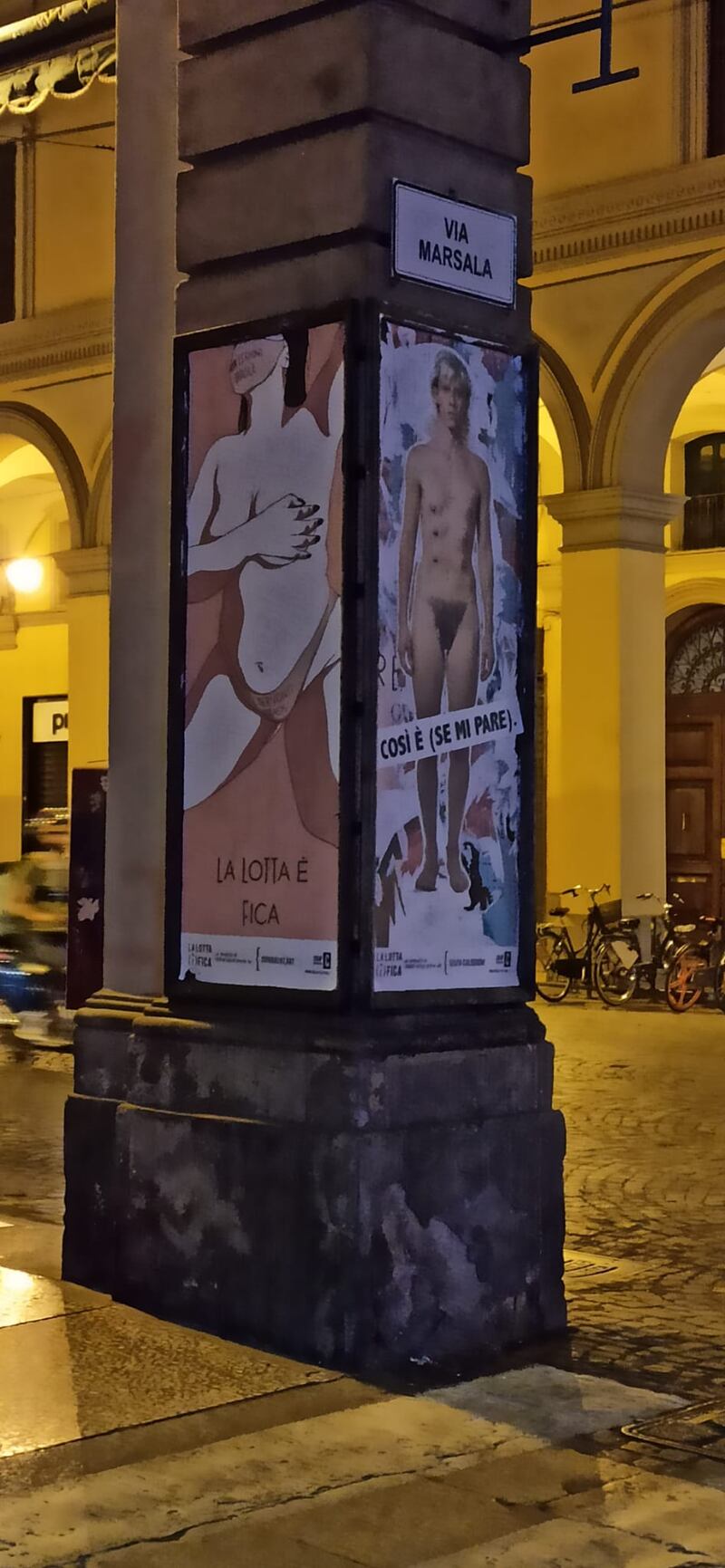 Uomini che si baciano e corpi transgender nudi affissi per le strade, il nuovo progetto delle femministe 2
