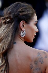 Melissa Satta in verde a Cannes 11