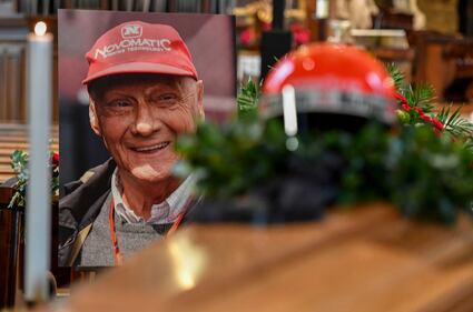 L'ultimo saluto a Niki Lauda 1