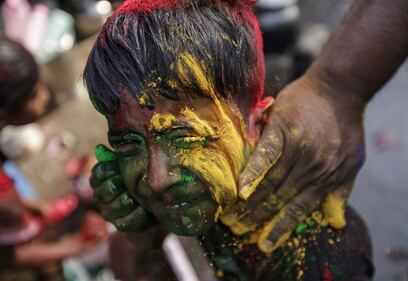 Il festival dei colori in India 13
