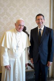 Incontro tra Marino e il Papa   2