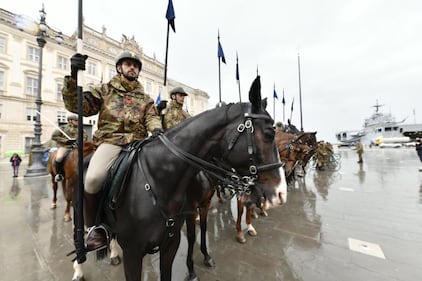 La preparazione della parata del 4 novembre 17