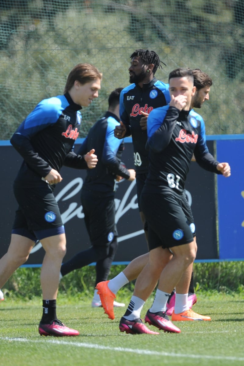 Raspadori allenamento