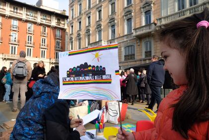 Manifestazione a Milano per l'8 Marzo  8