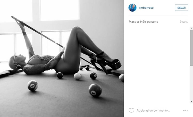 Amber Rose, anche l'ex di Kanye West difende il selfie hot di Kim Kardashian: foto 12