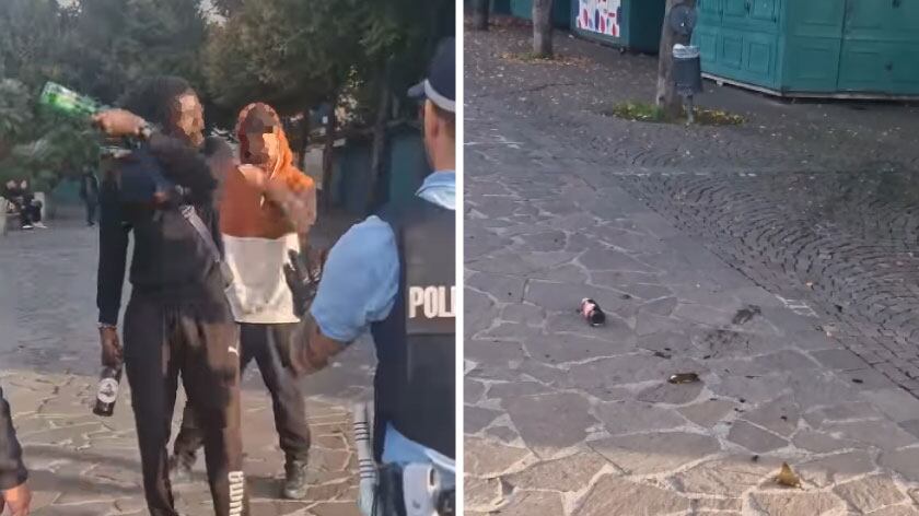 Gli spacciatori aggrediscono troupe di Fuori dal Coro e consigliere FdI: bottiglie spaccate e insulti