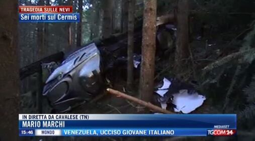 Trentino, tragedia sul Cermis. Le immagini del luogo dell'incidente 2