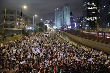 Proteste contro la riforma della giustizia in Israele 8