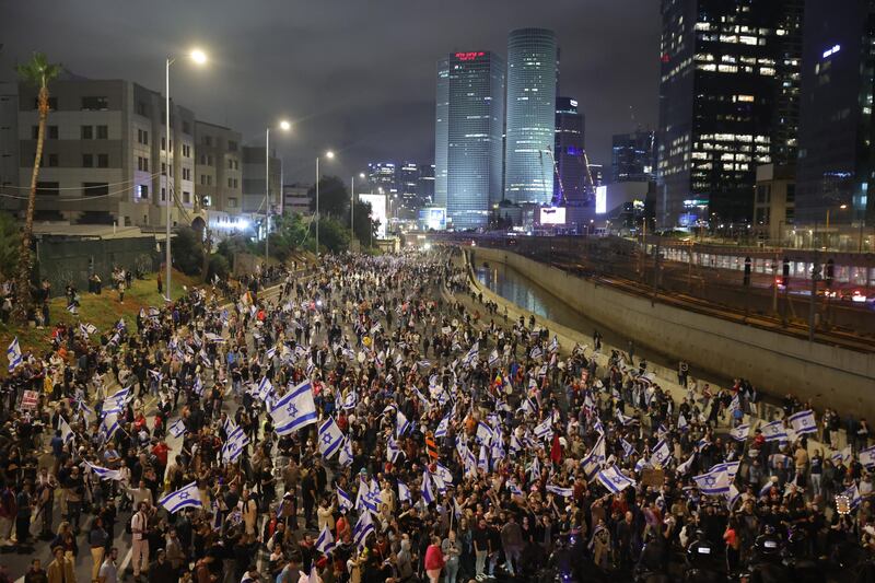 Proteste contro la riforma della giustizia in Israele 8