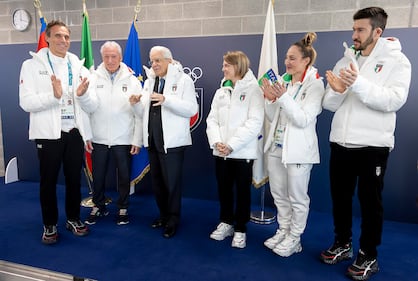 Mattarella al Villaggio olimpico di Milano 5