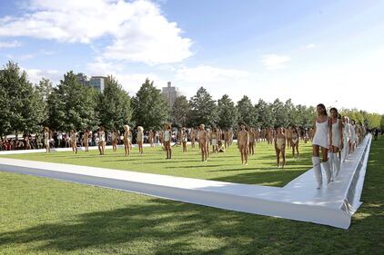 Kanye West presenta la sua collezione "Yeezy Season 4" a New York 11