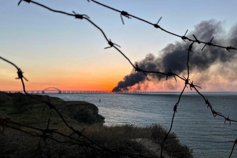 Il sabotaggio del ponte Kerch in Crimea 3