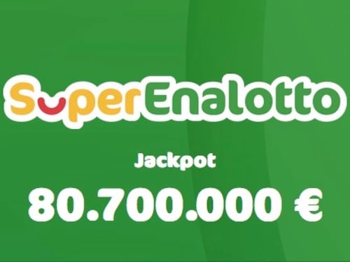 SuperEnalotto, il Jackpot balza a 80,7 milioni di euro