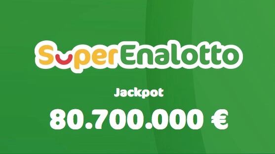 SuperEnalotto, il Jackpot balza a 80,7 milioni di euro
