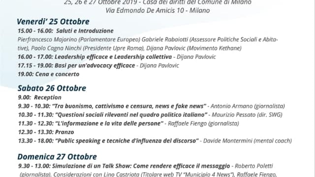 Milano, ora arriva la scuola di politica per rom e sinti